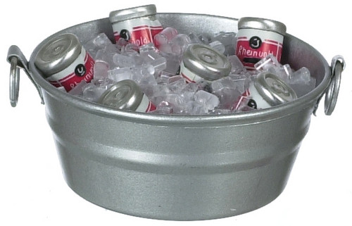 Tub with Ice - Canned Drinks