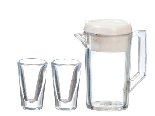 Jug with Lid Glasses