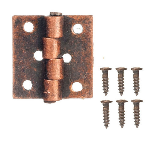 Butt Hinges with Nails - Bronze