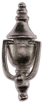 Dollhouse City - Dollhouse Miniatures Working Door Knocker - Nickel