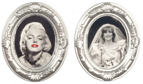 Oval Frames - Silver