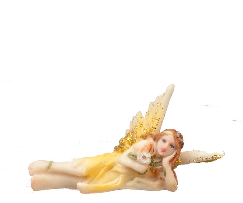 Small Fairy Laying - Yellow