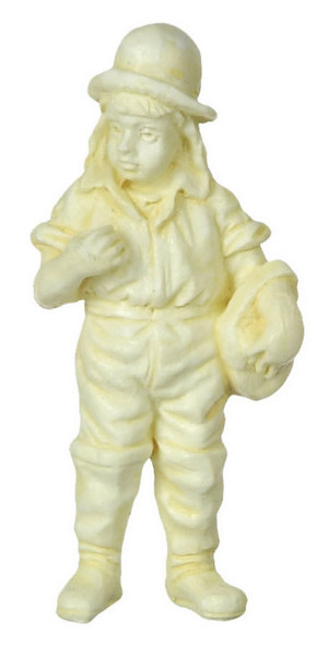 Dollhouse City - Dollhouse Miniatures Farmer Boy - Ivory