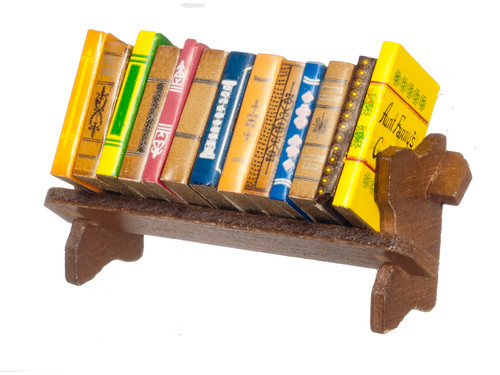 Bookshelf with Books