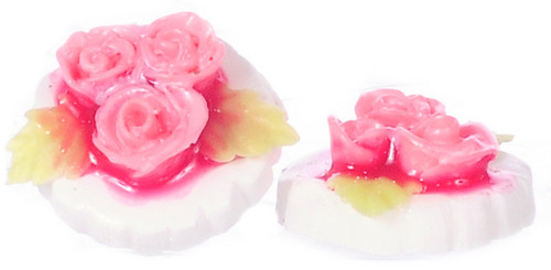 Dollhouse City - Dollhouse Miniatures Coconut Cookie with Flower