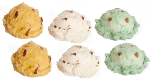 Dollhouse City - Dollhouse Miniatures Ice Cream Set - Assorted