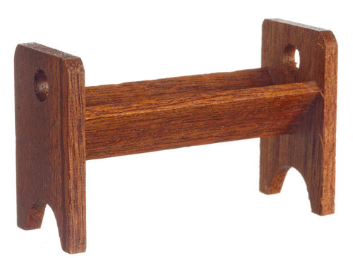 Small Wood Book Shelf - Walnut