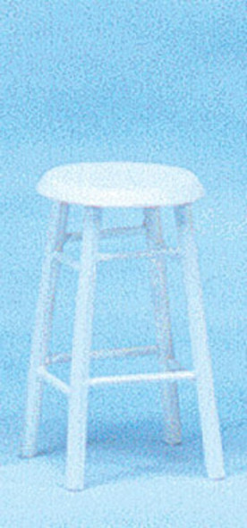 Small Bar Stool - White