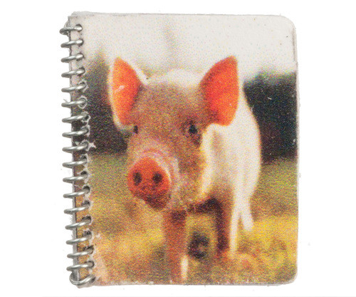 Pig Spiral Notebook