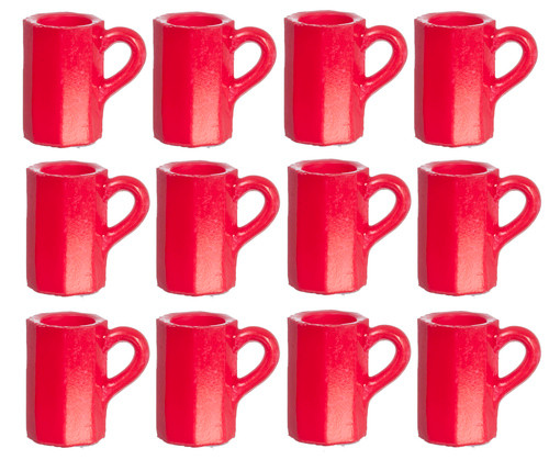 Beer Mugs - Bulk and Red