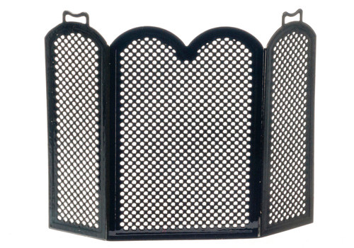 Fireplace Screen - Black
