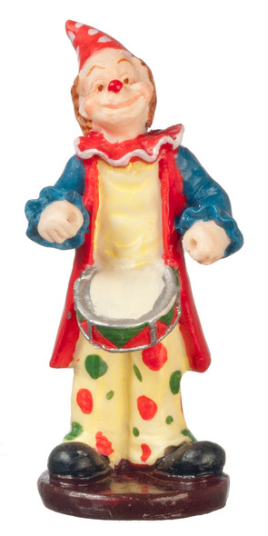 Dollhouse City - Dollhouse Miniatures Clown Drummer