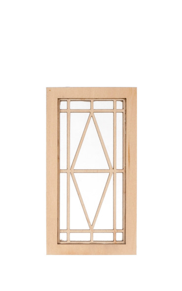 Dollhouse City - Dollhouse Miniatures Prairie Diamond Window