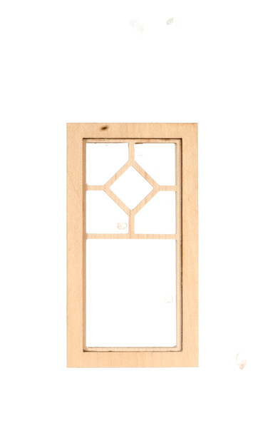 Dollhouse City - Dollhouse Miniatures Center Diamond Window