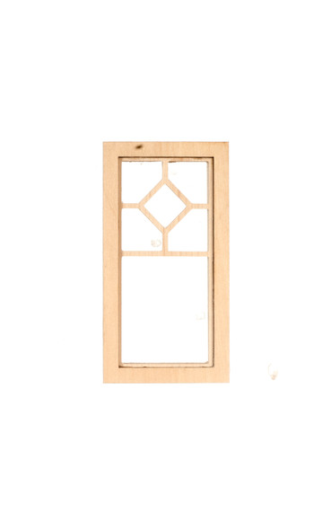 Dollhouse City - Dollhouse Miniatures Center Diamond Medium Window