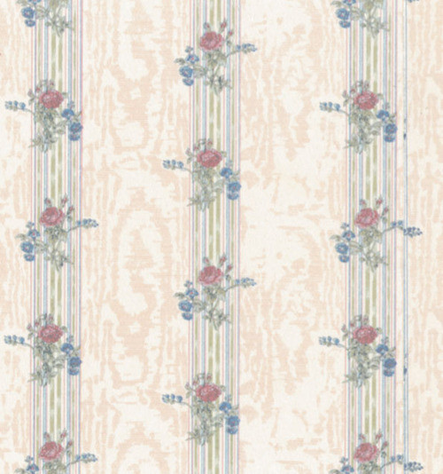 Wallpaper Reflections Set - Cream and Rose
