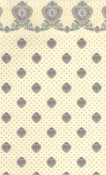 Wallpaper Petite Heart Set - Cream