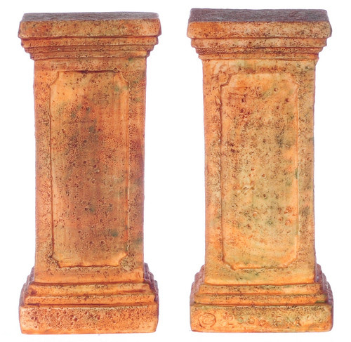 Dollhouse City - Dollhouse Miniatures Pedestal Set - Aged