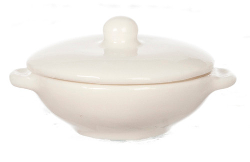 Dollhouse City - Dollhouse Miniatures Casserole Set - White