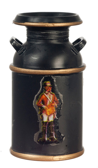 Milk Can - Black with Decal