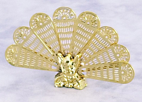 Brass Peacock Fan