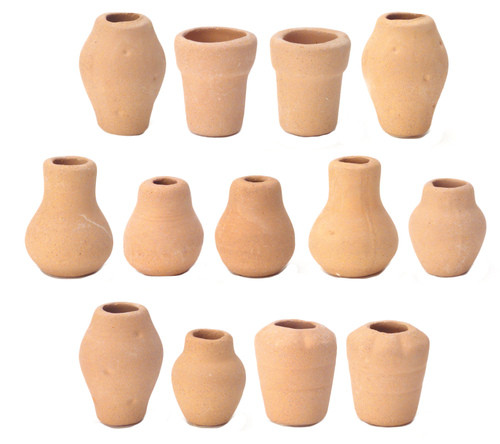 Clay Pots Set - Assorted