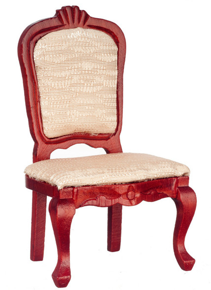 Upholstered Side Chair - Mahogany