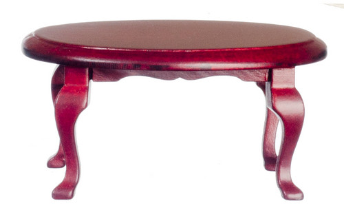 Oval Coffee Table - Mahogany