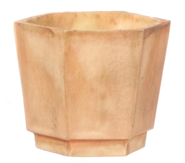 Dollhouse City - Dollhouse Miniatures Hexagon Planter Set - Aged
