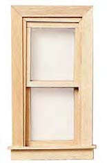 Working Double Hanging Attic Window
