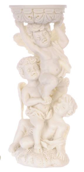 Angels Bird Bath - White