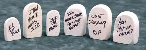 Tombstones Assorted Set