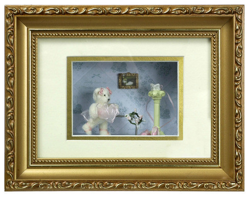 Bear with Hat - Shadowbox