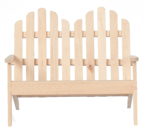 Adirondack Doube Chair - Unfinished