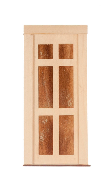 Dollhouse City - Dollhouse Miniatures 6 Flat Panel Door