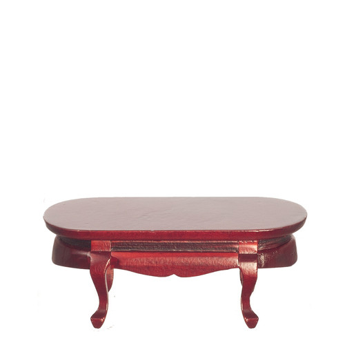 Victorian Oval Coffee Table - Mahogany