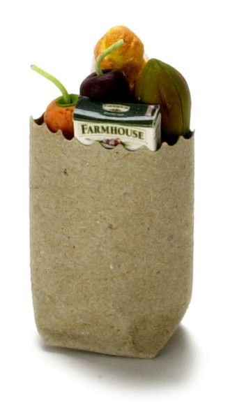 Dollhouse City - Dollhouse Miniatures Grocery Bag