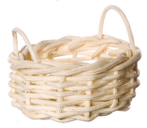 Dollhouse City - Dollhouse Miniatures Fruit Basket Set - White