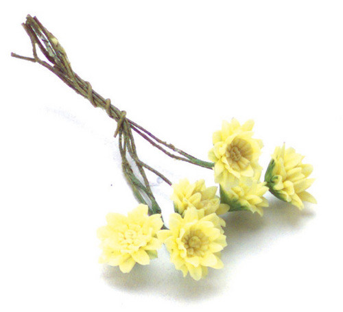 Dollhouse City - Dollhouse Miniatures Water Lily Bloom - Yellow