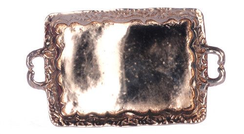 Dollhouse City - Dollhouse Miniatures Tray - Siver