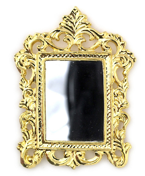 Dollhouse City - Dollhouse Miniatures Victorian Mirror - Square