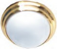 Frosted Oval Ceiling Lamp