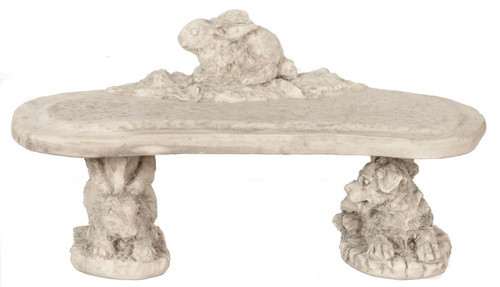 Rabbit Bench - Gray
