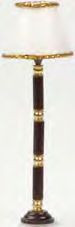 Brass Floor Lamp - Brown