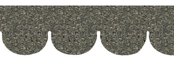 Dollhouse City - Dollhouse Miniatures Fishscale Asphalt Shingles - Grayblend