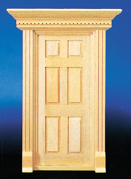 Dollhouse City - Dollhouse Miniatures Yorktown 6-Panel Door