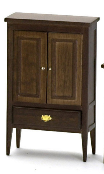 Dollhouse City - Dollhouse Miniatures Armoire - Walnut