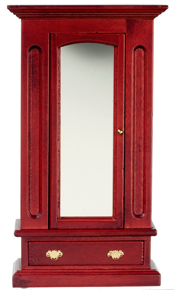 Mirrored Armoire - Mahogany