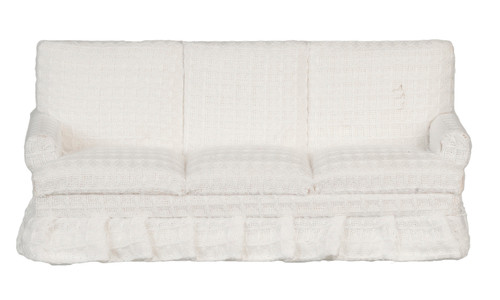 Sofa - White - Walnut