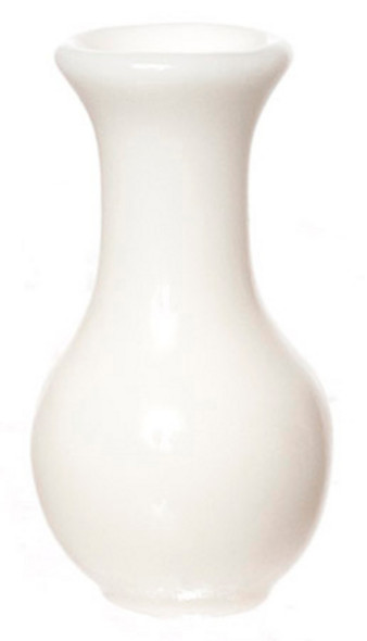 Tall White Vase
